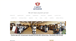 Desktop Screenshot of carpet-kingdom.com